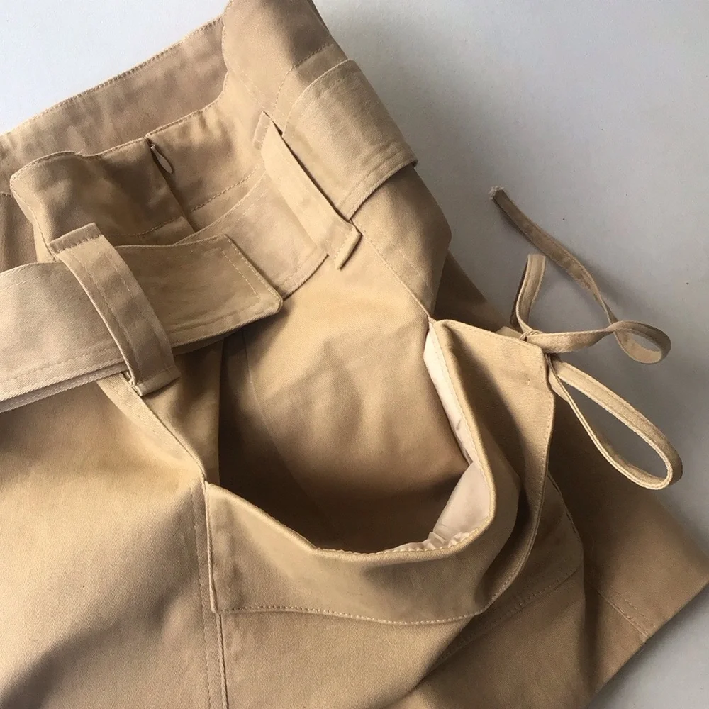 Storets Cora cargo mini skirt Beige Belted Skirt